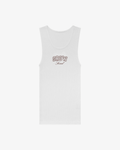 Varsity Ribbed Tank (White)