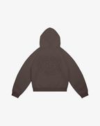 Crest Zip Hoodie (Brown)