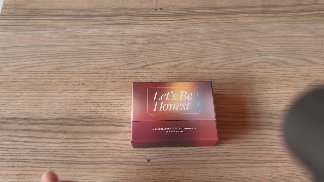 Grow Social "Let's Be Honest" Conversation Card Game